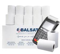Balsat Lot de 200 rouleaux de papier thermique 57 x 40 mm pour imprimante de tickets Papier pour imprimante thermique, Tpv Commerce, caisse enregistreuse | Rouleau de papier pour papier de téléphone