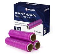 Balsat Lot de 3 rouleaux de film alimentaire 30 x 300 cm