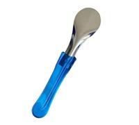Balsat Lot de 5 spatules à glace en acier inoxydable et manche en PET bleu 26 cm Utilisation professionnelle et intensive dans les glaces légères pour une manipulation facile