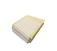 Balsat Papier séparateur de tranches de saucisses, séparateur de tranches de jambon, papier à fromage, papier charcuteria - 500 pièces/paquet (12 x 12 - fromage)