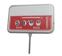 BALSAT Porte-prix Boucherie 16x34 cm en Plastique, Ardoise Prix pour Charcuterie - 12 Pcs