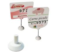 BALSAT Support de support pour porte-prix à brochette - Lot de 12 pièces.
