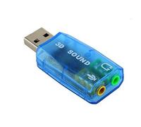 BALTAZAR PHONE ® Mini Carte Son USB Bleu 2.0 DELL Inspiron 15 5000 2-en-1