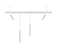 Baltensweiler LINIjA D Pendelleuchte, 190cm, Aluminium
