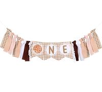 Balterever Cutie Pie Bannière de chaise haute pour 1er anniversaire Décorations vintage pour 1er anniversaire Décoration vintage pour décoration d'anniversaire