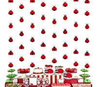 Balterever ladybug Party decor ladybug Party hanging Banner Little ladybug Party decor ladybug hanging decor ladybird Party decor Insect Theme Party decor ladybug birthday baby shower