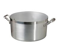 Balthasar Agnelli Casserole Aluminium Pur 99% Fabriqué en Italie 32 CM Diamètre