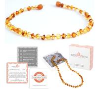 Baltic Secret Selected Baltic Amber Collier d'ambre - Collier d'ambre fait à la main pour femmes, hommes, petits et adultes - Bijoux naturels - Idée cadeau - Bijoux de la mer Baltique - Porte-bonheur