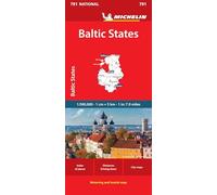 Baltic States - Michelin National Map 781