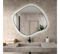 Baltica Design Bright Stain III miroir 100x86 cm avec éclairage vert 5904107932477