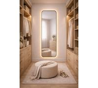 Baltica Design Stone Aura miroir 50x155 cm avec éclairage noir 5904107932880