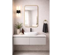 Baltica Design Stone Aura miroir 60x90 cm doré 5904107932972