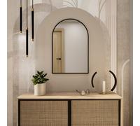 Baltica Design Tiny Border Pastille Cut miroir 50x90 cm noir 5904107924687