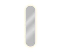 Baltica Design Tiny Border Pastille miroir 60x120 cm ovale blanc 5904107926070