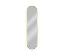 Baltica Design Tiny Border Pastille miroir 60x140 cm ovale avec éclairage argenté 5904107929224