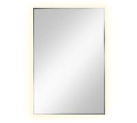 Baltica Design Tiny Border Straight miroir 60x90 cm rectangulaire avec éclairage argenté 5904107904658