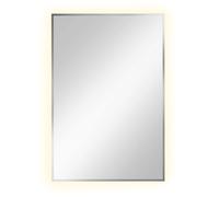 Baltica Design Tiny Border Straight miroir 60x90 cm rectangulaire avec éclairage argenté 5904107904672