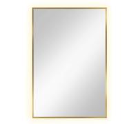 Baltica Design Tiny Border Straight miroir 60x90 cm rectangulaire avec éclairage doré 5904107904702