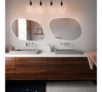 Baltica Design Tiny Borderbright Stain IV kit de miroirs 100x71 cm avec éclairage blanc 5904107903392