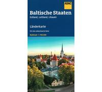 Baltikum - etats baltes - Collectif - Adac - broché - Atlas / carte