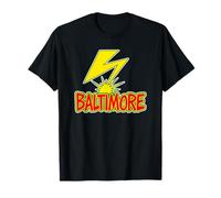 Baltimore Lightning Punk Coloré Rasta Design Maryland T-Shirt