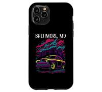Baltimore Maryland Voiture Classique Style Rétro Design Industriel Coque pour iPhone 11 Pro