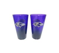 Baltimore Ravens NFL Lot de 2 verres à pinte 475 ml