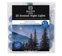 Baltus Lot de 20 bougies chauffe-plat, parfum patchouli de minuit, 8 heures, accessoire d'intérieur