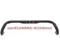 Balugoe-Guidon De Vélo En Fibre De Carbone Gravel,Big Flare Bar,Subsicross Road Bike,2022mm,380mm,400mm,420mm,440 - Type 440mm-540mm