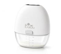 BALULU Tire-Lait Électrique Mains Libres FinConfort, Portable, Rechargeable, Sans Fil, Silencieux, Compatible Inserts, Sans BPA, Idéal Reprise du Travail, Allaitement Discret