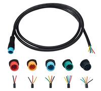 baluoqi Câble d'extension 2pin / 3Pin / 4pin / 5pin / 6pin Prise étanche avec connecteur Unique e - Bike Light/Throttle/Frein électrique/Moniteur etc. e - Bike Line (mâle 4pin)