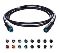 baluoqi Câble d'extension 5Pin La Prise étanche Fonctionne pour la lumière de vélo électrique/accélérateur/Ebrake/Display Ebike Parts Extend Cable (5pin 50cm)