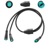 baluoqi Rallonge de répartiteur en y 1t2 avec connecteur julet de Type 5 Broches pour câble de Phare de vélo dans Le kit de Conversion e - Bike (5 Broches, 7 Pouces de Long)