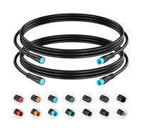 baluoqi Verlängerungskabel 4Pin wasserdichter Stecker für elektrisches Fahrrad Licht/Gas/Ebrake/Ebike Teil Verlängerungskabel (4pin, 50cm 2 Sälen)