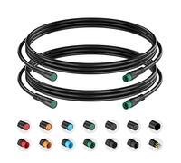 baluoqi Verlängerungskabel 5Pin wasserdichter Stecker für elektrisches Fahrrad Licht/Gas/Ebrake/Ebike Teil Verlängerungskabel (5pin, 80cm 2 Sälen)