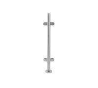 Poteau Pièce Centrale de Garde-Corps Balustrade En Acier Inoxydable de 110 cm