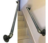 Balustrade d'escalier vintage - Balustrade durable pour intérieur et extérieur, support de pied élégant, supports de rampe d'escalier robustes pour couloir AC et décoration d'intérieur