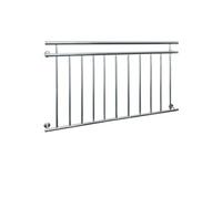 Garde corps balcon balustrade à la française rambarde 156x90cm acier inoxydable