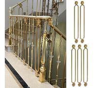 Balustrades d'escalier luxueuses for hôtel/villa/loft/grenier, système de clôture décorative commerciale 95 cm haut(Style 2,5 PCS)