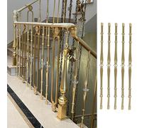 Balustrades d'escalier luxueuses for hôtel/villa/loft/grenier, système de clôture décorative commerciale 95 cm haut(Style 1,5 PCS)