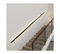 Balustre d'escalier à LED avec support mural - Couleur de lumière chaude - 100 cm de long - Rampe d'escalier robuste - Décoration d'intérieur moderne