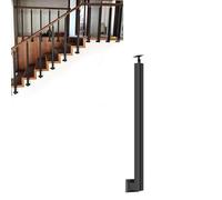 Balustre D'escalier À Montage Latéral Carré,Garde-Corps En Métal Réglables À 270 ° Avec Base de Support Plat,75-100cm,Main Courante,Rampe Escalier Pour Balcon,Terrasse(Size:95cm/37.4in,Color:1 Pack)