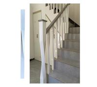 Balustre d'escalier carré en bois avec torsion 95 cm Idéal pour les rampes d'escalier d'intérieur 1 pièce Parfait pour la rénovation et la conception de la maison