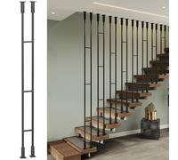 Balustres contemporains en métal pour escaliers intérieurs, terrasses de grenier avec vis incluses