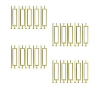 Balustres De Terrasse Carrés, Barreaux D'escalier Avec Kit De Fixation Plate Et Vis For Villas, Maisons, Lofts Et Immeubles De Bureaux, Balustres Décoratifs En Métal(H 85cm,20 pcs)