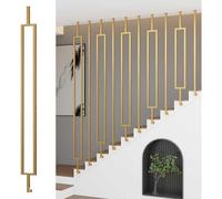 Balustres D'escalier, Balustres D'escalier Intérieurs, Barreaux De Balustre, Rampe D'escalier En Métal Vintage, Barrière D'escalier Facile À Installer Soi-même(D,165cm/65inch)