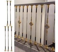 Balustres d'escalier de 95 cm hauteur, poteau rampe décoratif for escalier d'intérieur avec vis(Style 1,5 PCS)
