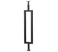 Balustres d'Escalier Métalliques et Système de Rampe - Balustres Modernes pour Escaliers Extérieurs, Terrasse, Véranda, Jardin, DIY(Black-B,20PCS,85cm)