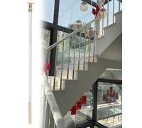 Balustres d'escalier pour marches d'angle, poteaux de rampe d'escalier décoratifs réglables à monter soi-même, kits de rampe d'escalier d'intérieur faciles à installer