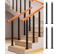 Balustres d'escalier réglables en métal - Axe d'angle de 270° pour une sécurité et une esthétique améliorées sur les terrasses, les marches et les espaces extérieurs